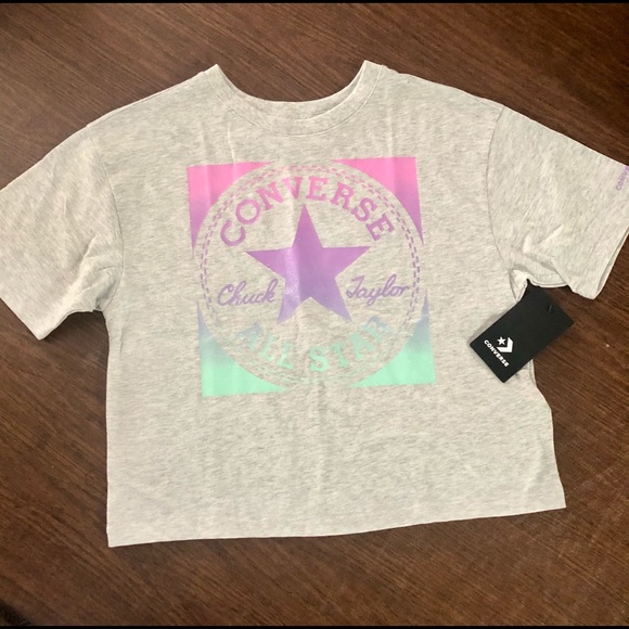 Converse Big Girls Boxy-Fit Logo Graphic T-Shirt